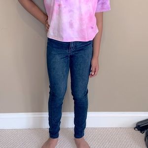 Express navy skinny jeans for women/girls